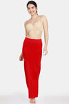 Zivame All Day Seamless Mermaid Saree Shapewear With Removable Drawcord - Tango Red1 — thumbnail 5